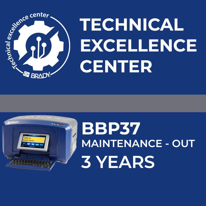 Image du produit Brady Contrat de service BBP37 (36 Mois)
