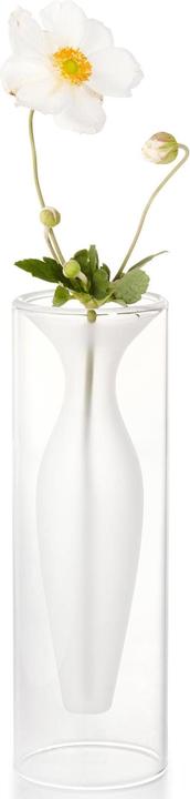 Produktbild Philippi Vase Esmeralda XS Transparent/Weiss (1 x, 7 x 20 cm)