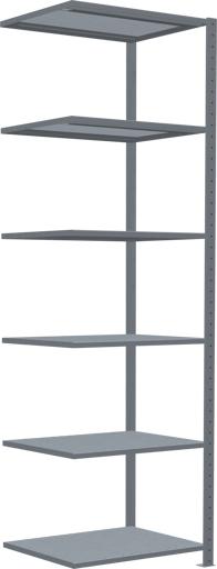 Produktbild Schulte Lagertechnik Stecksystem Anbauregal MULTIplus250 mit Kreuzstrebe