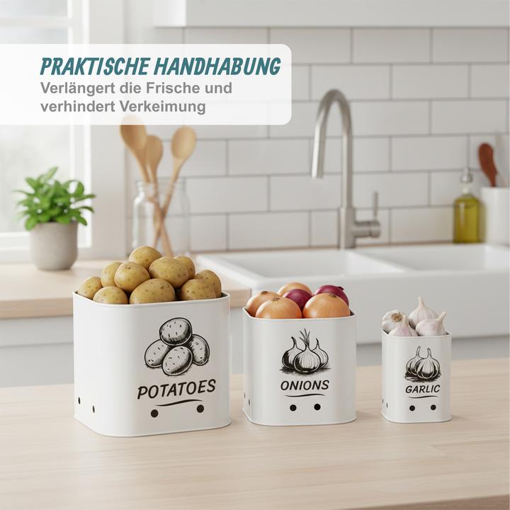 Productafbeelding Relaxdays 3x Kartoffel-Aufbewahrungsbox