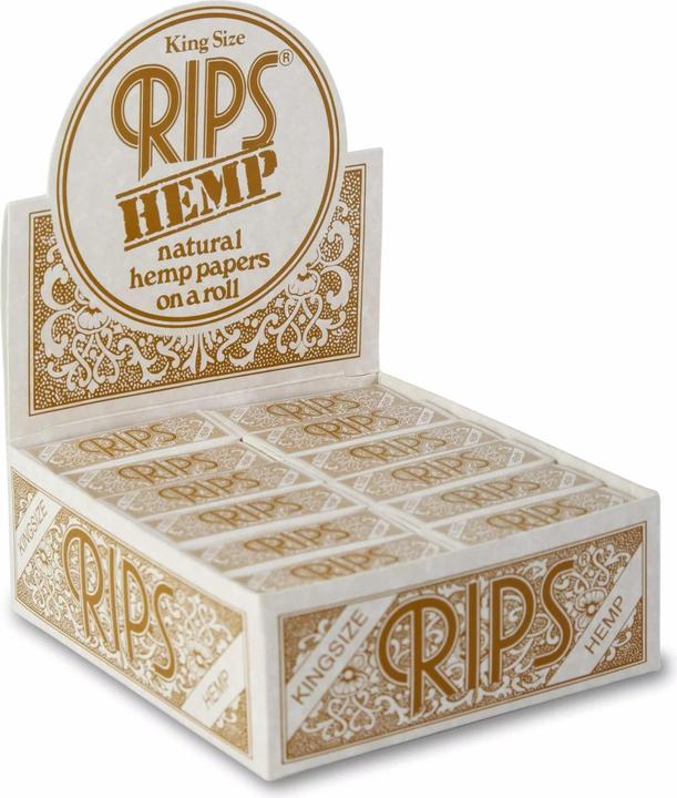 Rips King Size Hemp - 24 Papes-Box