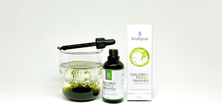 Immagine prodotto Kraftgras Gocce di clorofilla dall'erba medica (1 Pezzo/i, Goccia)