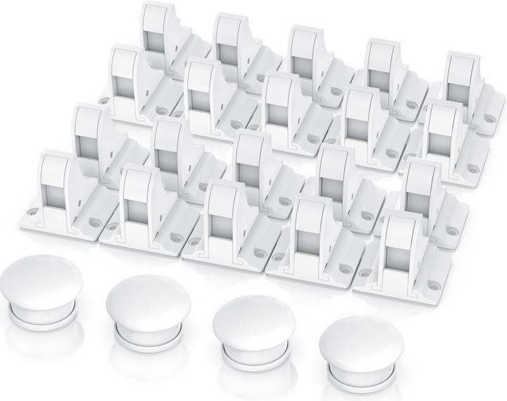 Produktbild Bearware 20x Babysicherung Schrankschloss Set, Kindersicherung, Schranksicherung magnetisch, 10 Schlösser