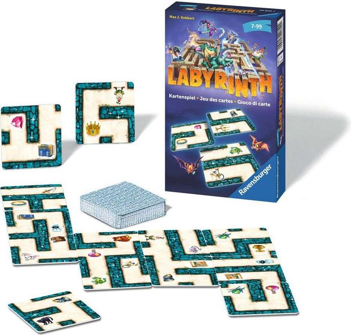 Actual product image Ravensburger Labyrinth card game (German, 2 - 6 Players)