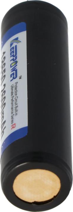 Actual product image Keeppower Akku R 18650 geschützt (Pluspol erhöht) (1 pcs., 18650, 2600 mAh)