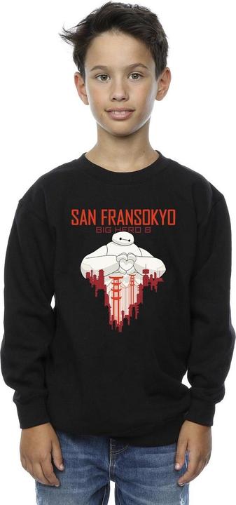 Image du produit Disney - Sweat BIG HERO BAYMAX SAN FRANSOKYO HEART - Garçon (152, 158)