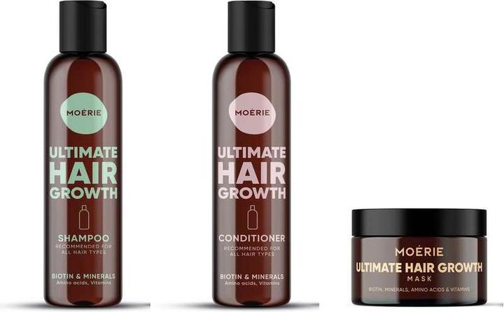 Moérie Hair Repair Set Shampoo, Spülung & Haarmaske (Flüssiges Shampoo)