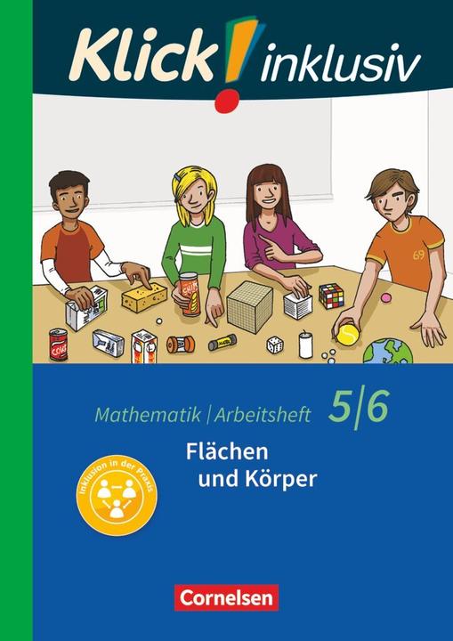 Produktbild Klick! inklusiv 5. 5./6. Schuljahr. Flächen und Körper. Arbeitsheft (Deutsch, Elisabeth Jenert, Inesua, Maike Schindler, 2017)