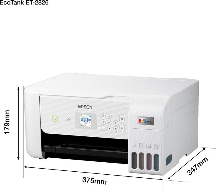 Actual product image Epson EcoTank ET-2826 (Ink tank, Colour)