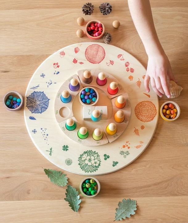 Produktbild Grapat Immerwährender Kalender (Deutsch) mit 12 Nins® Holzfiguren (Deutsch)