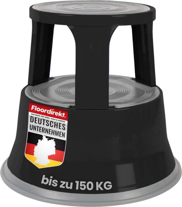 Actual product image Casa Pura Steel rolling stool