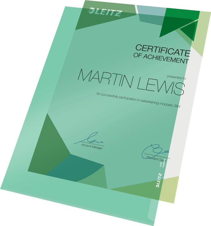 Image du produit Leitz Pochettes transparentes Premium A4 (A4, 100x)