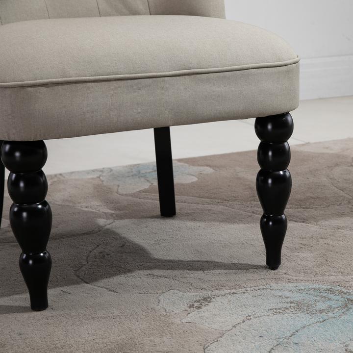 Produktbild Homcom Polstersessel mit Knopfdesign