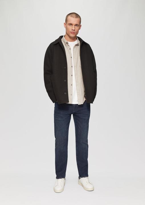 Immagine prodotto S.Oliver Outdoor-Jacke Wattiertes Overshirt in Woll-Optik (XXL)