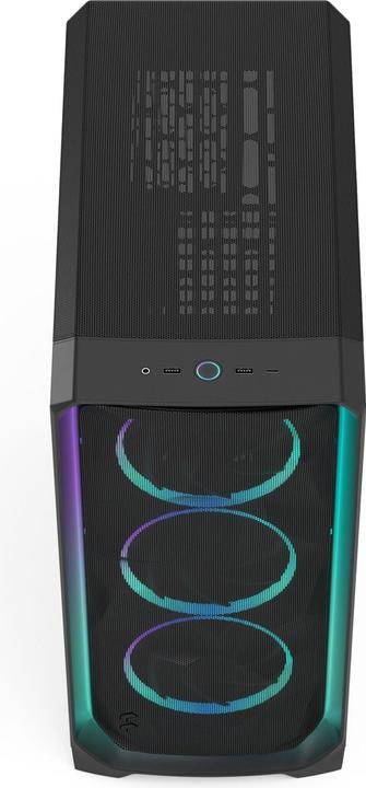 Actual product image Fractal Meshify 3 Ambience Pro RGB Light Tint Black (ATX, Mini-ITX, mATX)