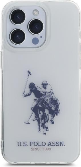 Actual product image U.S. Polo US Polo USHCP15XTPUHRBH iPhone 15 Pro Max 6.7 white Shiny Big Logo (Apple iPhone 15 Pro Max)