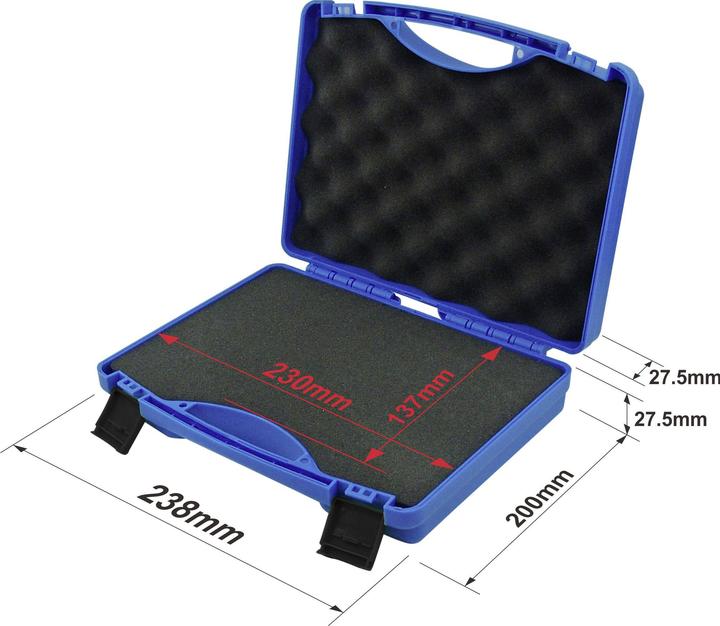 Actual product image Toolcraft TO-7565046 Universal tool case, unequipped (L x W x H) 240 x 200