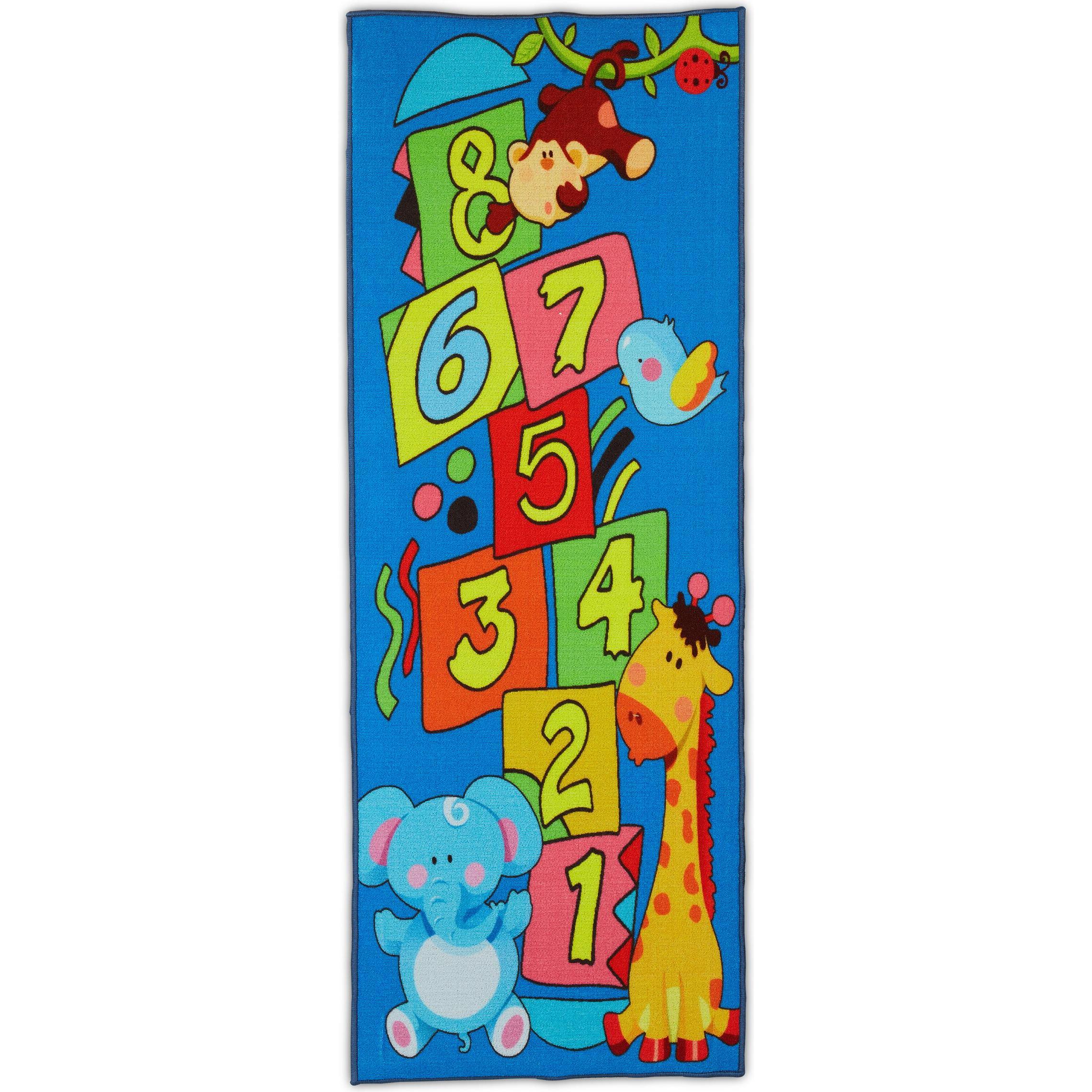 Relaxdays, Spielteppich + Spielmatte, Kinderteppich (67 x 179 x 0.5 cm)