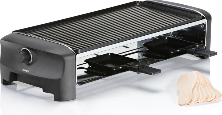 Actual product image Princess Raclette and Teppanyaki Grill, for 8 persons, 1200 Watt, 162840