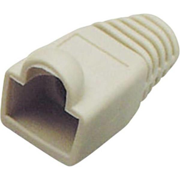 BKL Electronic Knickschutztülle für RJ45 Stecker 143057 Knickschutztülle Gra, Elektronikkabel + Stecker, Grau