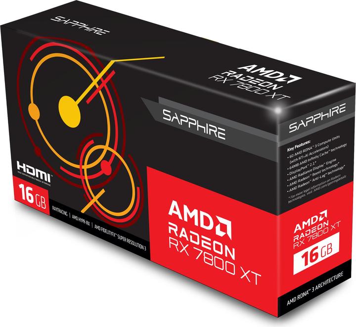 Produktbild Sapphire RX 7800 XT Gaming (16 GB)