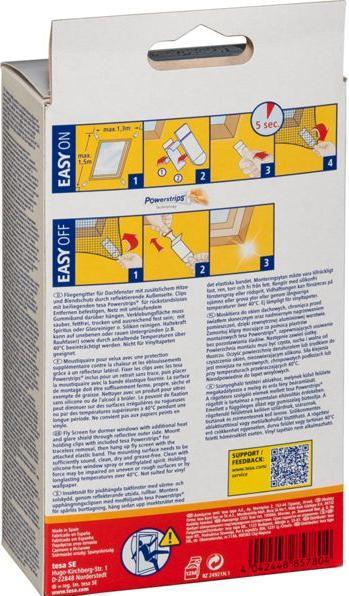 Actual product image tesa Fly screen for roof windows with sun protection (120 x 140 cm)