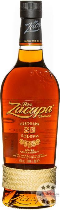 Actual product image Ron Zacapa Solera Gran Reserva 23 Años (1 x 70 cl)