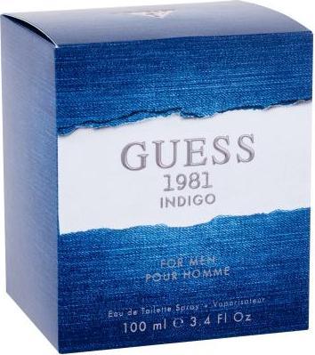 Actual product image Guess 1981 Indigo by Eau de Toilette Spray (Eau de toilette, 100 ml)