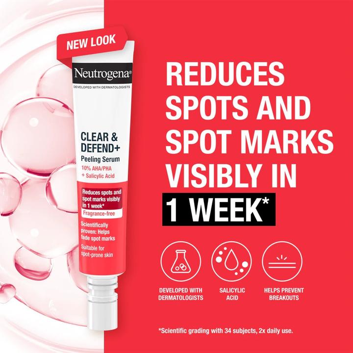 Produktbild Neutrogena Clear & Defend+ Peeling Serum (30 ml)