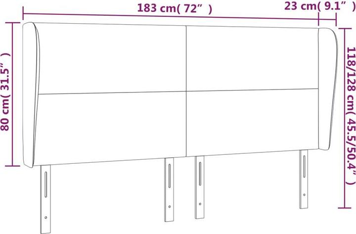 Immagine prodotto vidaXL Cassandra (183 x 23 x 128 cm)