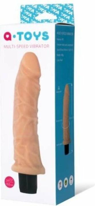 Actual product image Toyfa A-TOYS, Realistischer Multi-Speed-Vibrator,, TPE, Vibrationsmodi, 16,5 cm