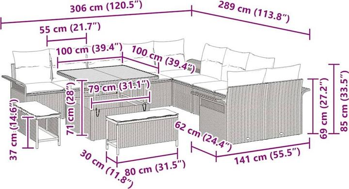 Produktbild vidaXL Braylen
