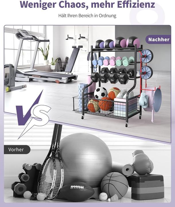 Actual product image Zachvo Multifunktionaler Hantelständer für Home Gym