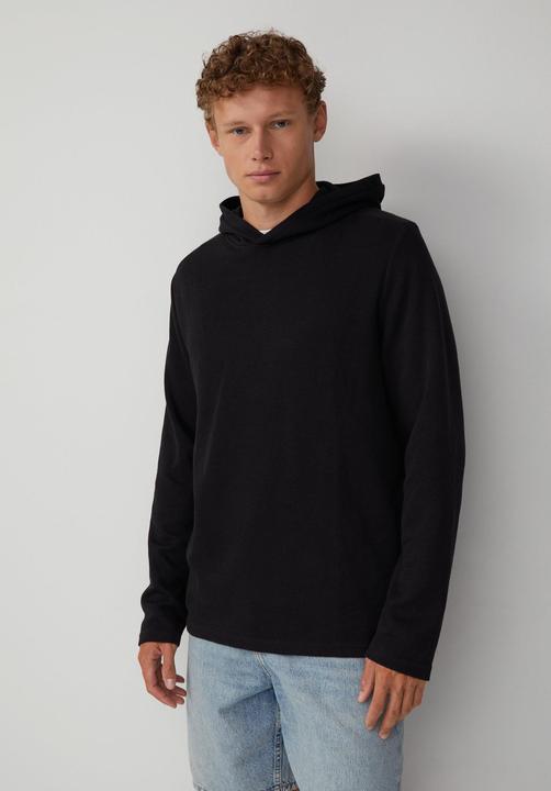 Produktbild s.Oliver T-Shirt Hoodie aus Rippware (L)