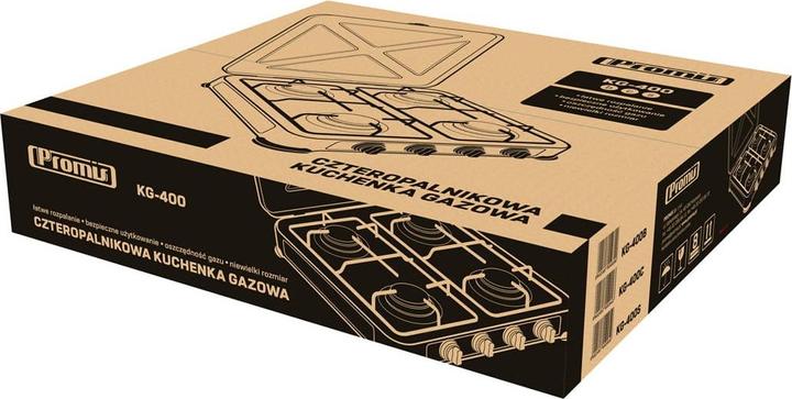 Actual product image Promis KG400 four-burner gas hob