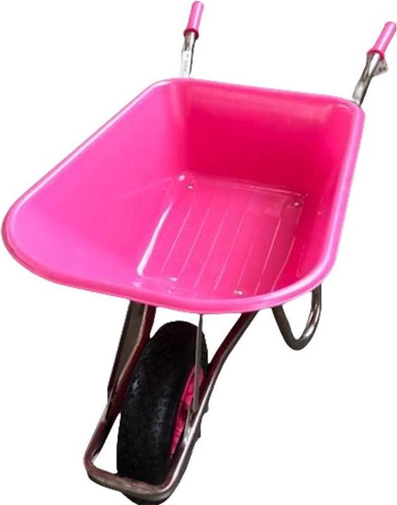 pro-bau-tec Garden wheelbarrow pink