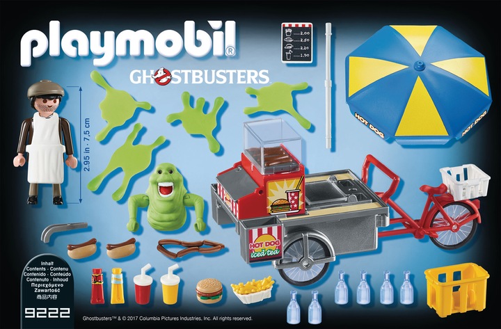 Actual product image Playmobil Slimer with Hot Dog Stand (9222, Playmobil Ghostbusters)