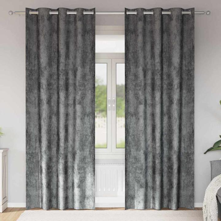 Produktbild VidaXL Graue Vorhänge (225 x 140 cm)