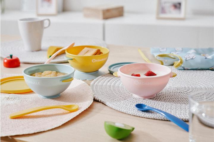 Produktbild Badabulle Funcolor Bowls mit Deckel & Saugnapf