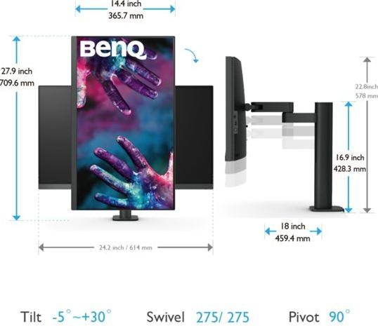 Produktbild BenQ PD2705UA (3840 x 2160 Pixel, 27")
