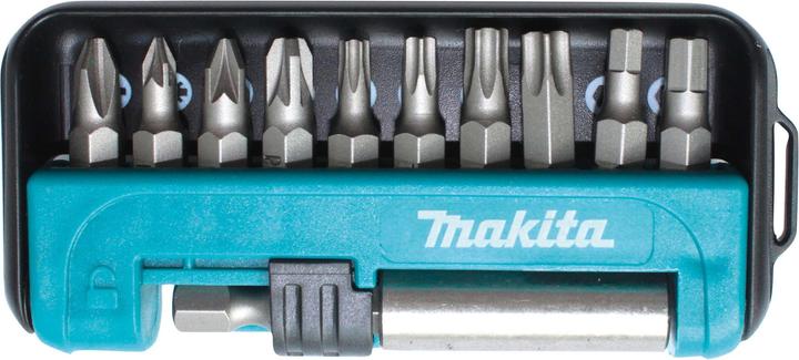 Productafbeelding Makita Bitset 11st (Magnetisch, zeskant 4mm, zeskant 5mm, PZ2, PZ1, 1 x PH 2, T20, PZ3, 25 mm)