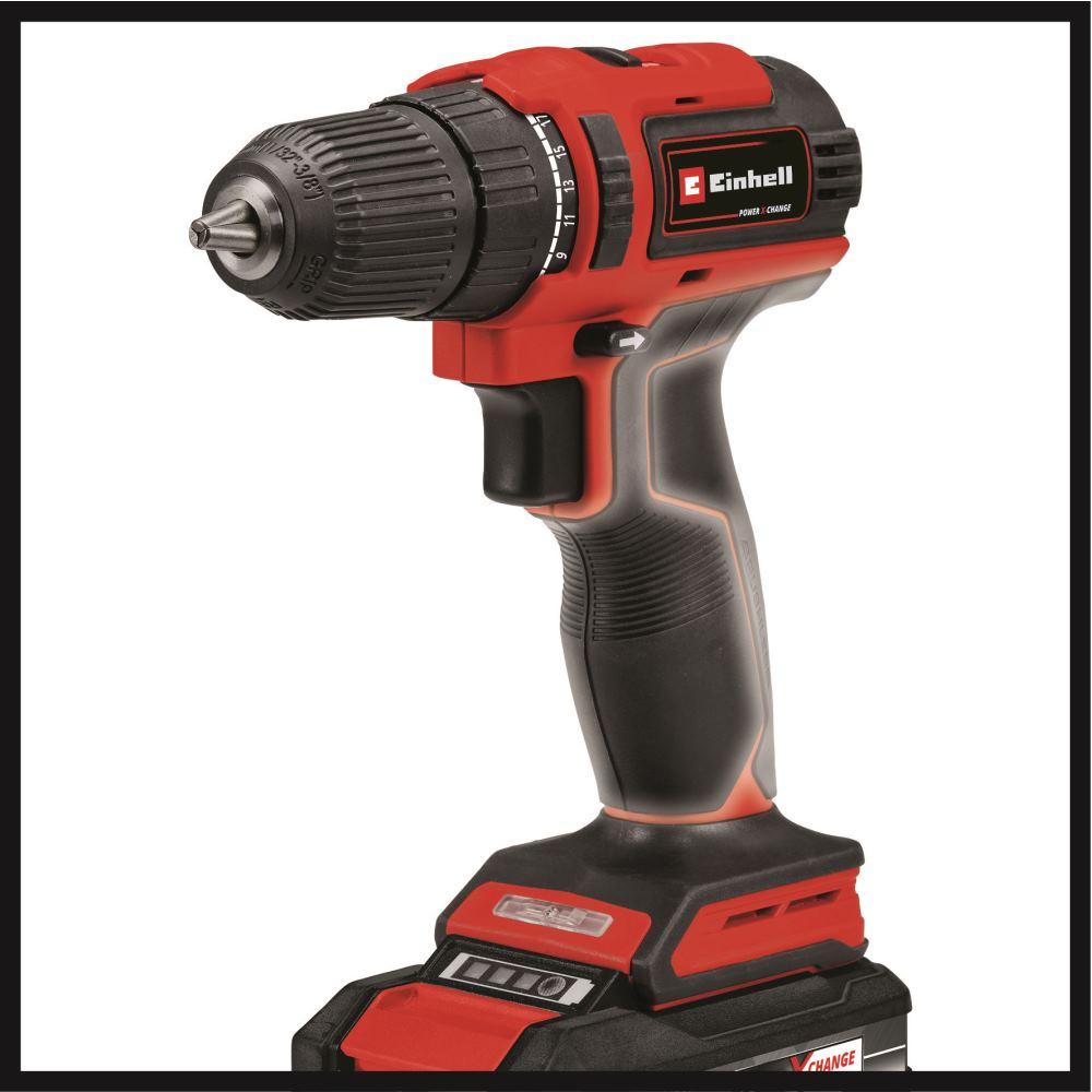 Thumbnail - Einhell, Bohrmaschine + Akkuschrauber, TE-CD 18/40 Li BL (Akkubetrieb)