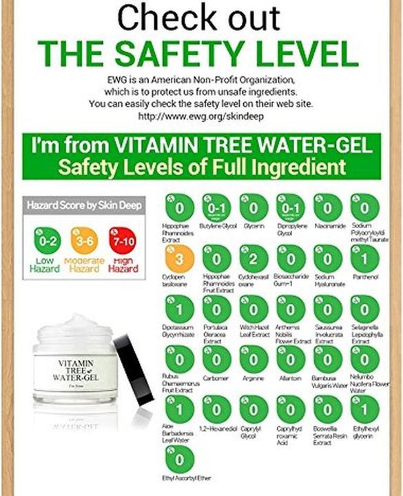 Image du produit I'm From Eau-Gel Vitamin Tree 75g avec 72.39% d'eau vitaminée pour la détoxication de la peau