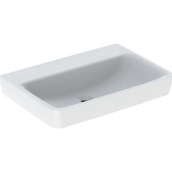 Geberit, Waschbecken, Renova Plan, Waschtisch, 70x48 cm, ohne Hahnloch, ohne Überlauf, 501647 (480 mm, 700 mm)