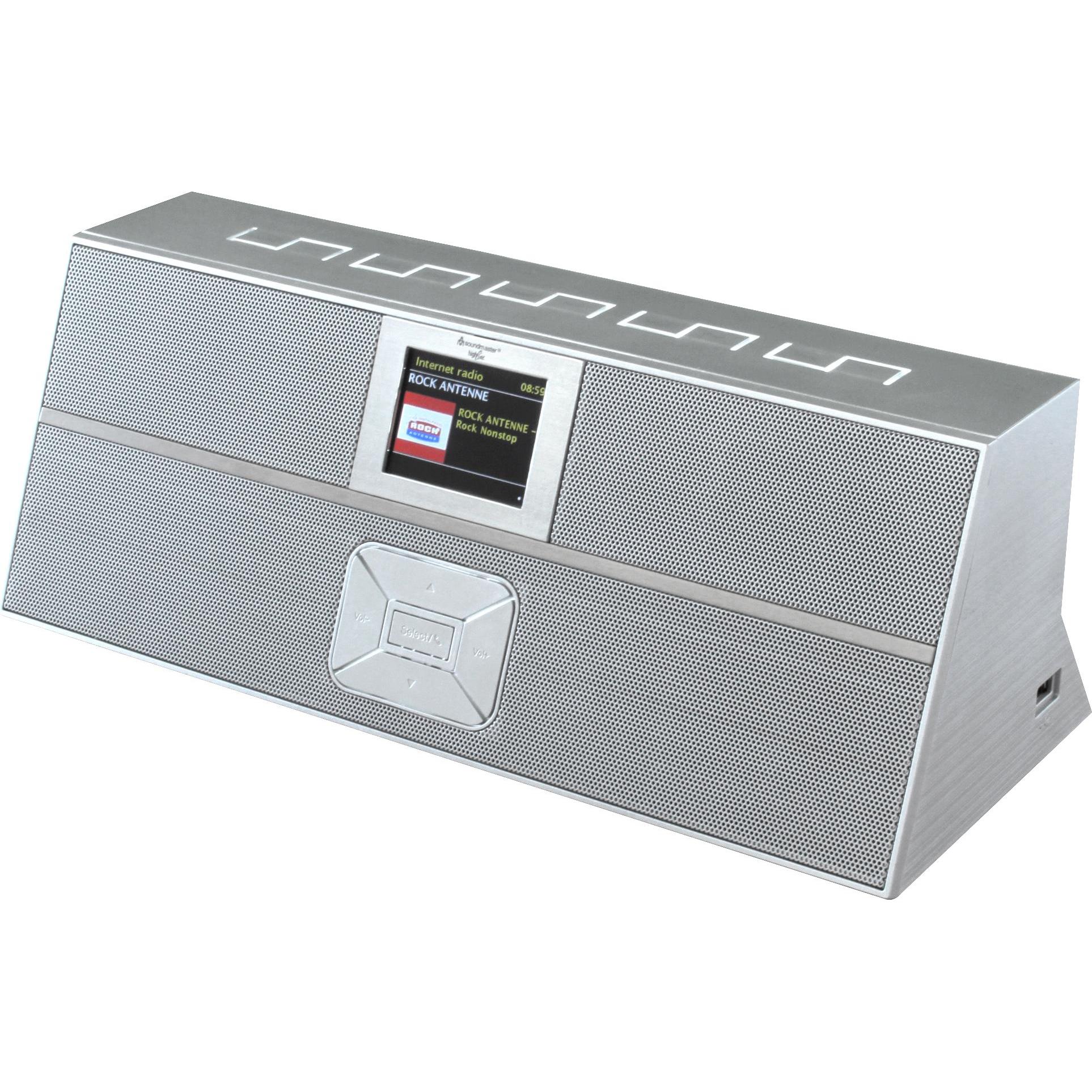 Thumbnail - Soundmaster IR3300SI Internetradio (DAB+, Internetradio, UKW, Bluetooth, WLAN), Radio, Silber