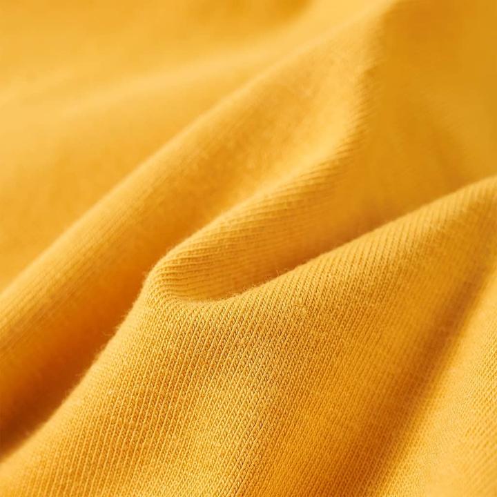 Immagine prodotto VidaXL Camicia da bambino a maniche lunghe ocra 104, materiale: 95% cotone. 5 (104)