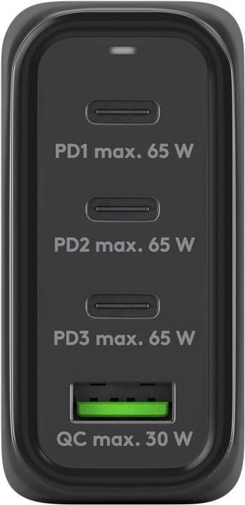 Produktbild Goobay USB-C Multiport Schnellladegerät mit GaN Technologie (68 W)