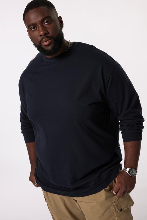 Immagine prodotto Sthuge Maglia basic con maniche lunghe e taglio oversize, fino alla tg. 8XL (XL)
