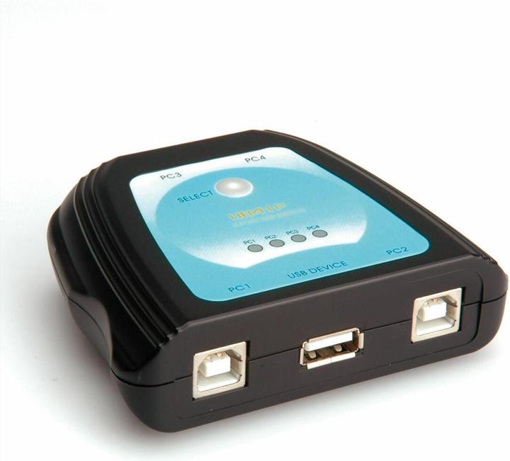 Produktbild Value Manueller USB 2.0 Druckerswitch, 4fach