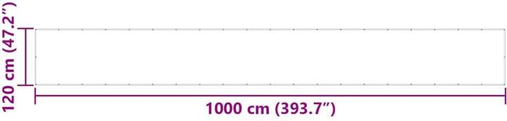 Image du produit vidaXL Balkon Sichtschutz (1000 cm)